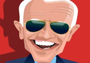 笑うサングラスバイデン横長OK650