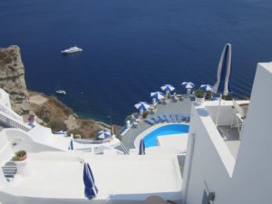 サントリーニ海俯瞰プール引き800