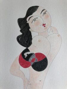 面白オッパイ女650